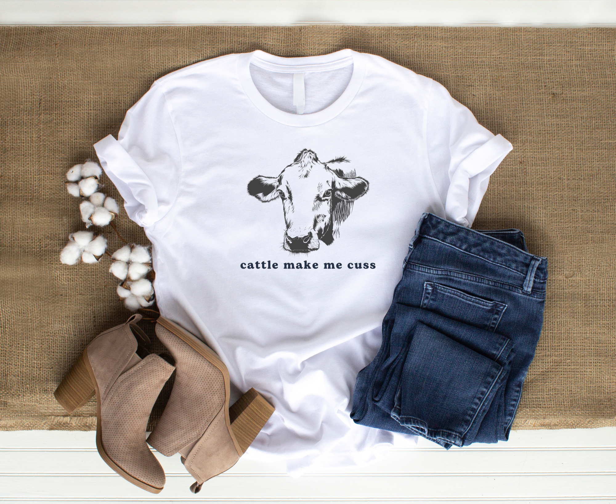 Cattle Make Me Cuss T-Shirt