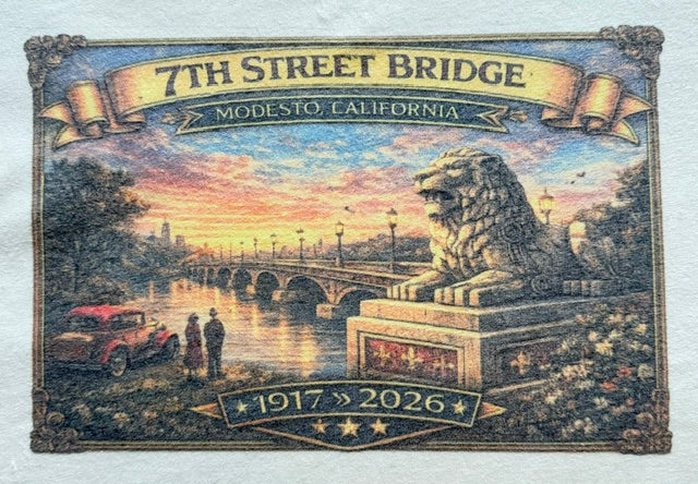 Modesto 7th Street Bridge T-Shirt | Golden Legacy Edition