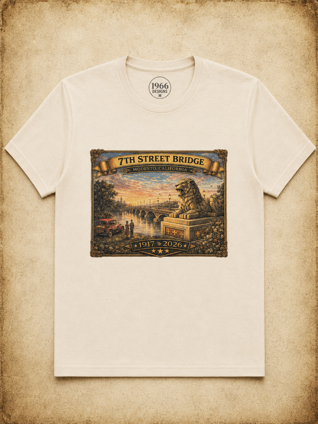 Modesto 7th Street Bridge T-Shirt | Golden Legacy Edition