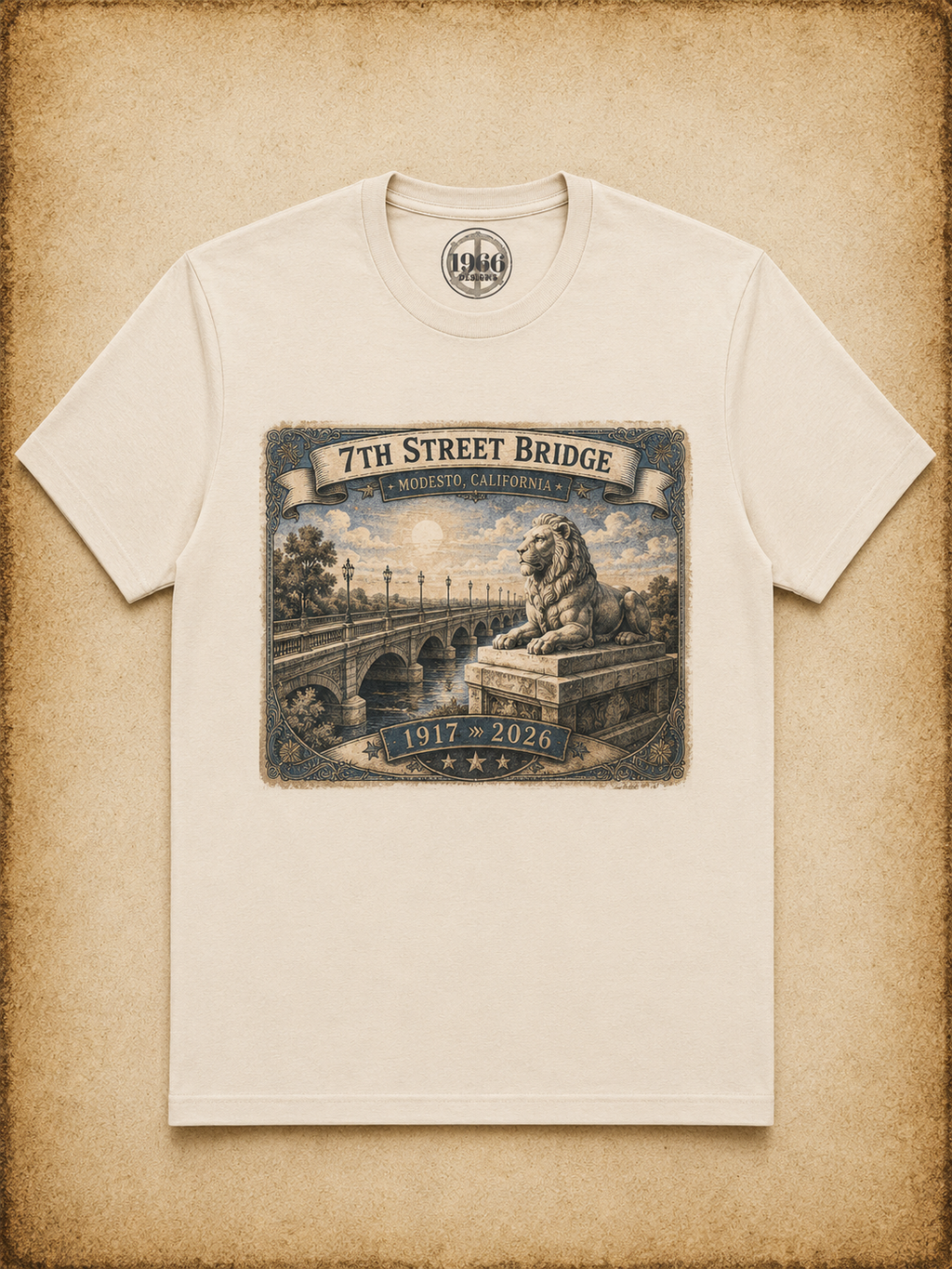 Modesto 7th Street Bridge T-Shirt | Moonlight Heritage Edition
