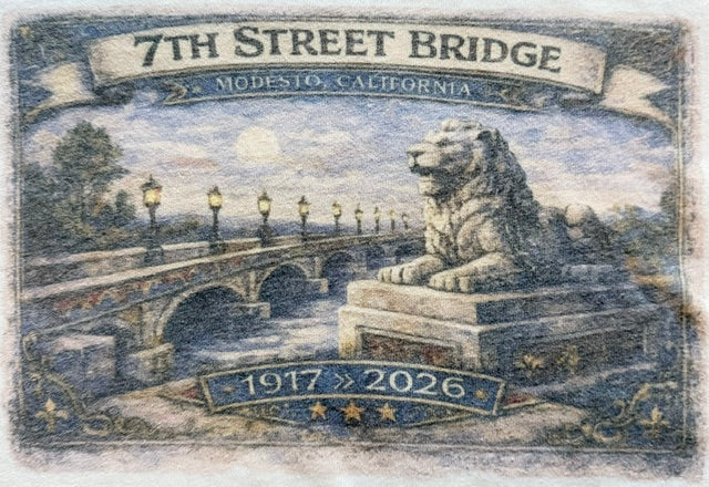 Modesto 7th Street Bridge T-Shirt | Moonlight Heritage Edition