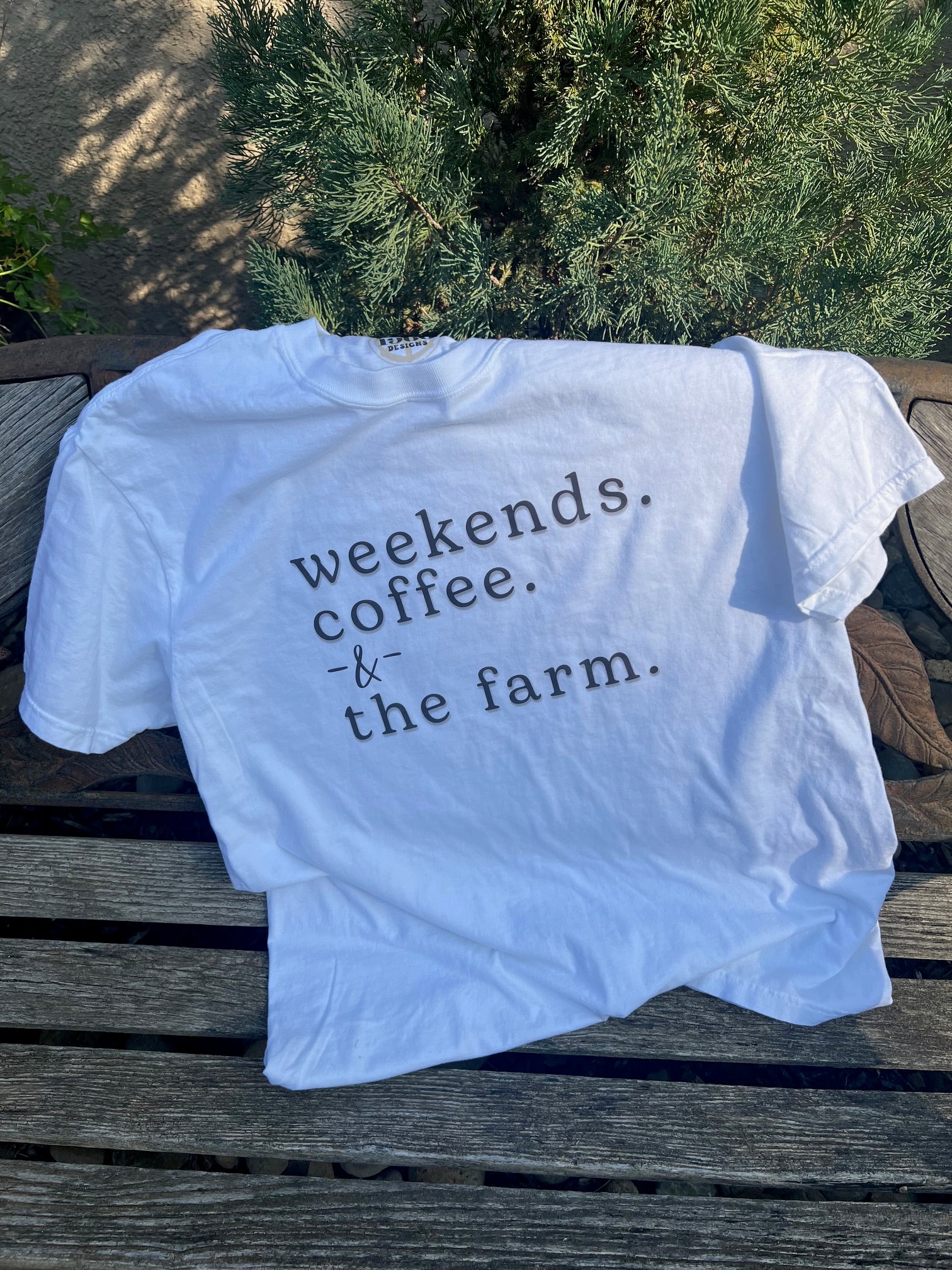 Weekends, Coffee & the Farm T-Shirt